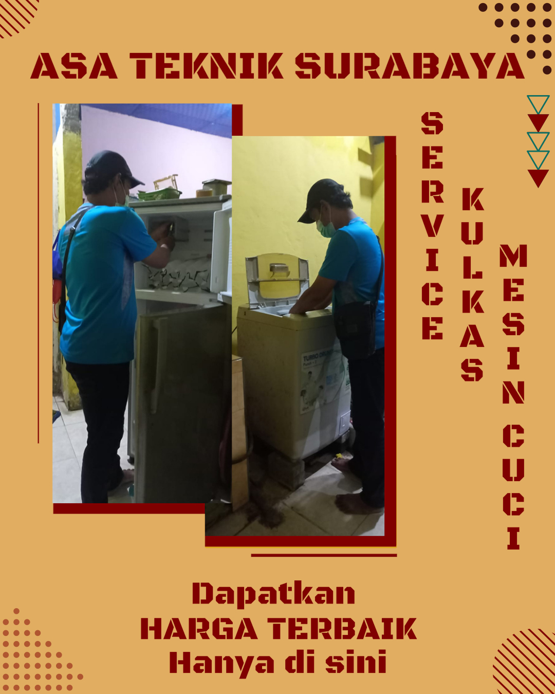 Jasa Service Kulkas dan Mesin Cuci Surabaya - Melayani Perbaikan untuk Seluruh Merk - Asa Teknik Surabaya